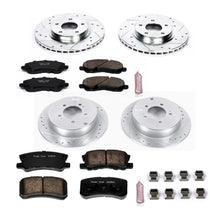 Load image into Gallery viewer, PowerStop Z23 Evolution Sport Brake Kits Mitsubishi Outlander (2007) 4 Cyl / V6 (08-13) Front or Rear - Front &amp; Rear Alternate Image