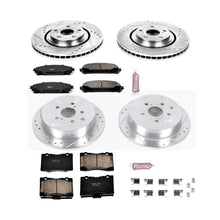 Load image into Gallery viewer, PowerStop Z23 Evolution Sport Brake Rotors + Pads Toyota Highlander (15-19) Front or Rear - Front &amp; Rear Alternate Image