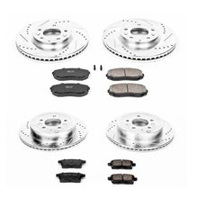 Load image into Gallery viewer, PowerStop Z23 Evolution Sport Brake Rotors + Pads Mazda CX-7 (2007-2012) Front or Rear - Front &amp; Rear Alternate Image