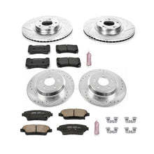 Load image into Gallery viewer, PowerStop Z23 Evolution Sport Brake Rotors + Pads Hyundai Genesis Sedan V8 (10-14) Front or Rear - Front &amp; Rear Alternate Image
