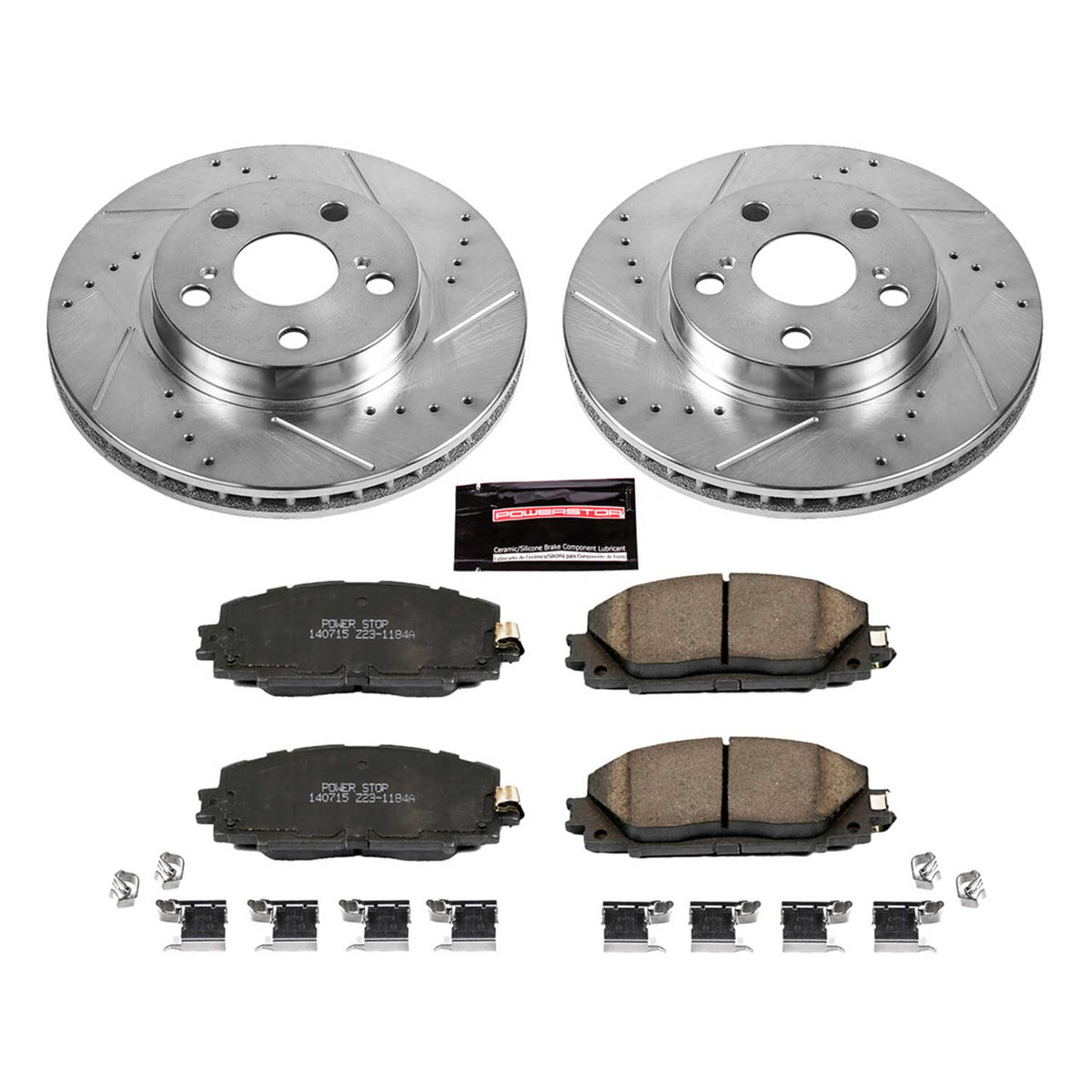 PowerStop Z23 Evolution Sport Brake Rotors + Pads Lexus CT200h [259mm