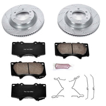 Load image into Gallery viewer, PowerStop Z23 Evolution Sport Brake Rotors + Pads &amp; Calipers Toyota 4Runner (10-15) Front or Rear - Rotors + Pads / Front Alternate Image