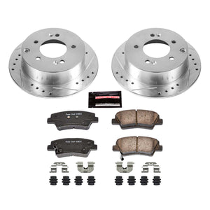 350.29 PowerStop Z23 Evolution Sport Brake Rotors + Pads Kia Soul 1.6L (2010-2011) Front or Rear - Redline360