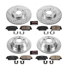 Load image into Gallery viewer, PowerStop Z23 Evolution Sport Brake Rotors + Pads Kia Sorento (11-13) Front or Rear - Front &amp; Rear Alternate Image