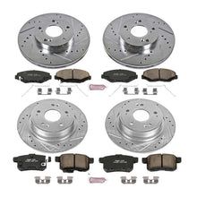 Load image into Gallery viewer, PowerStop Z23 Evolution Sport Brake Rotors Kit Honda Accord Coupe LX-S 4Cyl / Sedan LX/LX-P/SE (11-12) Front or Rear - Rotor + Pads / Front &amp; Rear Alternate Image