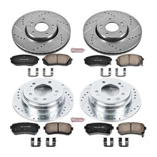 Load image into Gallery viewer, PowerStop Z23 Evolution Sport Brake Rotors + Pads Hyundai Tucson FWD (12-15) Front or Rear - Front &amp; Rear Alternate Image