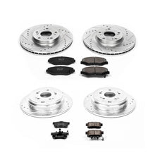 Load image into Gallery viewer, 381.51 PowerStop Z23 Evolution Sport Brake Rotors Kit Honda CR-V (05-06) Front or Rear - Redline360 Alternate Image