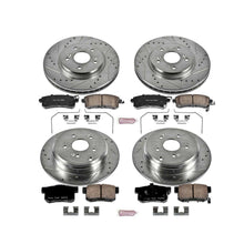 Load image into Gallery viewer, PowerStop Z23 Evolution Sport Brake Rotors + Pads Honda CR-V AWD (12-16) Front or Rear - Front &amp; Rear Alternate Image