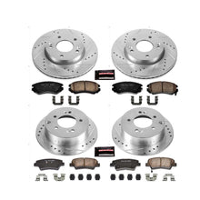 Load image into Gallery viewer, PowerStop Z23 Evolution Sport Brake Rotors + Pads Kia Soul (2012-2013) Front or Rear - Front &amp; Rear Alternate Image