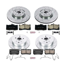 Load image into Gallery viewer, PowerStop Z23 Evolution Sport Brake Rotors + Pads &amp; Calipers Lexus IS350 (2013) Front or Rear - Rotors + Pads / Front &amp; Rear Alternate Image