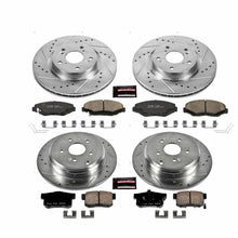 Load image into Gallery viewer, PowerStop Z23 Evolution Sport Brake Rotors + Pads Honda CR-V FWD (12-16) Front or Rear - Front &amp; Rear Alternate Image