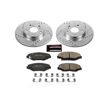 Load image into Gallery viewer, PowerStop Z23 Evolution Sport Brake Rotors + Pads Honda Accord Coupe LX-S 4 Cyl (13-15) Sedan LX (13-17) Front or Rear - Front Alternate Image