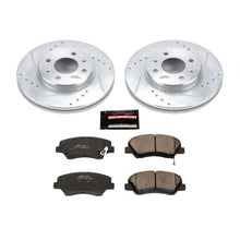 Load image into Gallery viewer, 333.69 PowerStop Z23 Evolution Sport Brake Rotors + Pads Hyundai Accent w/ Rear Discs (12-19) Front or Rear - Redline360 Alternate Image