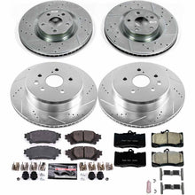 Load image into Gallery viewer, PowerStop Z23 Evolution Sport Brake Rotors + Pads &amp; Calipers Lexus IS200t (16-17) IS300 (16-19) IS350 (14-19) Front or Rear - Rotors + Pads / Front &amp; Rear Alternate Image