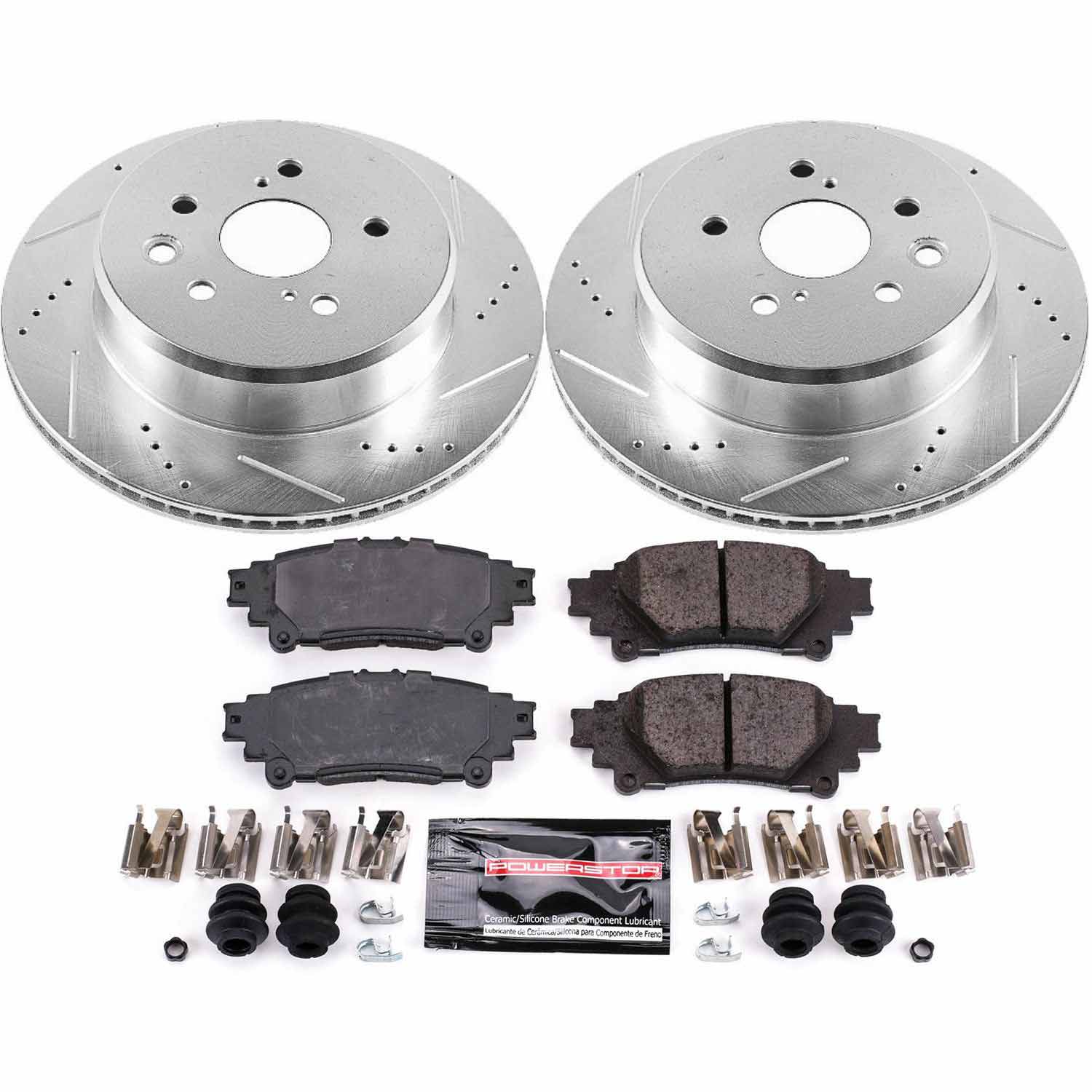 PowerStop Z23 Evolution Sport Brake Rotors + Pads & Calipers Lexus RC200t  (16-17) RC300 (16-19) RC350 (15-19) Front or Rear