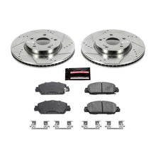 Load image into Gallery viewer, PowerStop Z23 Evolution Sport Brake Rotors Kit Honda Accord Coupe / Sedan 4 Cyl (13-17) Front or Rear - Rotor + Pads / Front Alternate Image