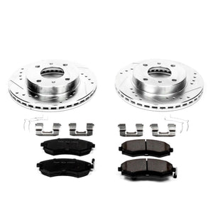 305.41 PowerStop Z23 Evolution Sport Brake Rotors + Pads Nissan Altima w/ Rear Disc Brakes (93-01) Front or Rear - Redline360