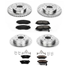 Load image into Gallery viewer, PowerStop Z23 Evolution Sport Brake Rotors Honda Civic Coupe Si EM1 (99-00) Front or Rear - Rotors + Pads / Front &amp; Rear Alternate Image
