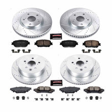 Load image into Gallery viewer, PowerStop Z23 Evolution Sport Brake Rotors + Pads Lexus IS250C Convertible (14-15) Front or Rear - Front &amp; Rear Alternate Image