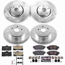 Load image into Gallery viewer, PowerStop Z23 Evolution Sport Brake Rotors + Pads &amp; Calipers Lexus IS350 F Sport RWD Sedan (14-15, 2019) Front or Rear - Rotors + Pads / Front &amp; Rear Alternate Image