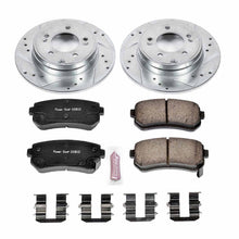 Load image into Gallery viewer, PowerStop Z23 Evolution Sport Brake Rotors + Pads Kia Cadenza w/ Manual Parking Brake (14-16) Front or Rear - Rear Alternate Image