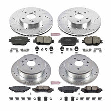Load image into Gallery viewer, PowerStop Z23 Evolution Sport Brake Rotors + Pads Lexus IS250 F Sport Sedan AWD (14-15) Front or Rear - Front &amp; Rear Alternate Image