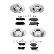 Load image into Gallery viewer, 261.27 PowerStop Z23 Evolution Sport Brake Rotors Kit Honda Del Sol Si (92-97) Front or Rear - Redline360 Alternate Image
