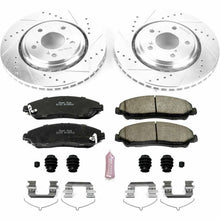 Load image into Gallery viewer, PowerStop Z23 Evolution Sport Brake Rotors Kit Honda Pilot (16-20) Front or Rear - Rotor + Pads / Front Alternate Image