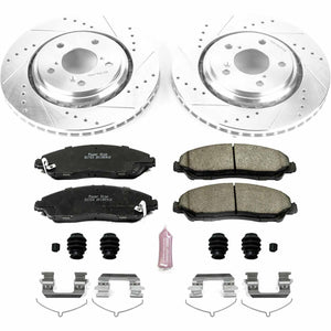 272.49 PowerStop Z23 Evolution Sport Brake Rotors Kit Honda Prelude (92-96) Front or Rear - Redline360