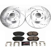 Load image into Gallery viewer, PowerStop Z23 Evolution Sport Brake Rotors + Pads Kia Optima 1.6T/2.4L - w/ Electric Parking Brake (2018) Front or Rear - Front Alternate Image