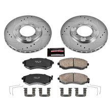 Load image into Gallery viewer, PowerStop Z23 Evolution Sport Brake Rotors + Pads Hyundai Tiburon w/ Rear Discs (97-98) Front or Rear - Front Alternate Image