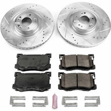 Load image into Gallery viewer, PowerStop Z23 Evolution Sport Brake Rotors + Pads Hyundai Genesis Sedan V8 (15-17) Front or Rear - Front Alternate Image