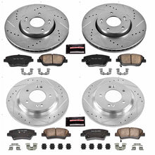 Load image into Gallery viewer, PowerStop Z23 Evolution Sport Brake Rotors + Pads Kia Sedona (15-19) Front or Rear - Front &amp; Rear Alternate Image