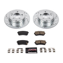 Load image into Gallery viewer, PowerStop Z23 Evolution Sport Brake Rotors + Pads Hyundai Sonata Limited 2.0T / Non-Turbo (2016) Front or Rear - Rear Alternate Image
