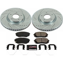 Load image into Gallery viewer, PowerStop Z23 Evolution Sport Brake Rotors + Pads Hyundai Tiburon 6 Speed / SE (04-06) Front or Rear - Front Alternate Image
