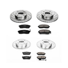 Load image into Gallery viewer, PowerStop Z23 Evolution Sport Brake Rotors + Pads Nissan Sentra w/ Rear Disc Brakes (00-01) Front or Rear - Front &amp; Rear Alternate Image