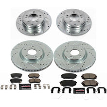 Load image into Gallery viewer, PowerStop Z23 Evolution Sport Brake Rotors + Pads Hyundai Sonata 320mm Front Discs &amp; Manual Parking Brake (17-19) Front or Rear - Front &amp; Rear Alternate Image