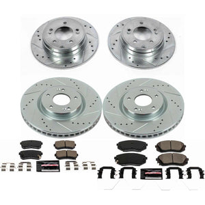 PowerStop Rotor Kit | 2006–2008 Hyundai Sonata (SC4449) main image 0