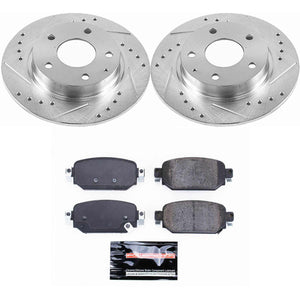 313.17 PowerStop Z23 Evolution Sport Brake Rotors + Pads Mazda CX-3 FWD (2019) Front or Rear - Redline360