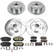 Load image into Gallery viewer, PowerStop Z23 Evolution Sport Brake Rotors + Pads Hyundai Sonata Limited 2.0T / Non-Turbo (2016) Front or Rear - Front &amp; Rear Alternate Image
