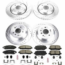 Load image into Gallery viewer, PowerStop Z23 Evolution Sport Brake Rotors Kit Honda Pilot (16-20) Front or Rear - Rotor + Pads / Front &amp; Rear Alternate Image