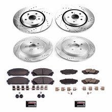 Load image into Gallery viewer, PowerStop Z23 Evolution Sport Brake Rotors + Pads Lexus RX450h (16-19) RX450hl (18-19) Front or Rear - Front &amp; Rear Alternate Image
