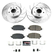 Load image into Gallery viewer, PowerStop Z23 Evolution Sport Brake Rotors + Pads Honda CR-V (17-25) Front or Rear - Front &amp; Rear Alternate Image