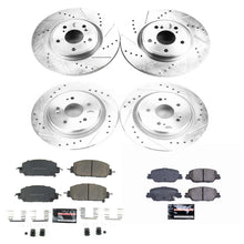 Load image into Gallery viewer, PowerStop Z23 Evolution Sport Brake Rotors + Pads Honda CR-V (17-25) Front or Rear - Front &amp; Rear Alternate Image