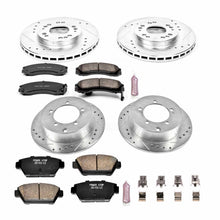 Load image into Gallery viewer, PowerStop Z23 Evolution Sport Brake Kits Mitsubishi Eclipse AWD Turbo (1992-1994) Front or Rear - Front &amp; Rear Alternate Image