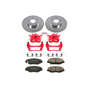 723.04 PowerStop Z23 Evolution Sport Brake Rotors + Pads & Calipers Infiniti QX56 (11-13) QX80 (14-20) Front Only - Redline360