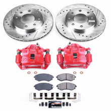 Load image into Gallery viewer, PowerStop Z23 Evolution Sport Brake Rotors + Pads + Caliper Hyundai Sonata (99-01) Front Only - Default Title Alternate Image