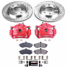 Load image into Gallery viewer, PowerStop Z23 Evolution Sport Brake Rotors + Pads + Caliper Hyundai Elantra w/ Rear Disc (03-05) Front or Rear - Front Alternate Image