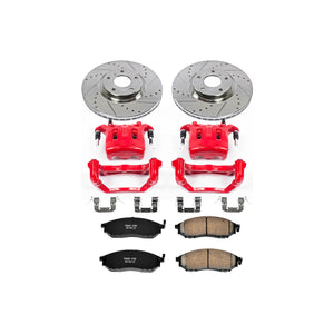926.24 PowerStop Z23 Evolution Sport Brake Rotors + Pads + Caliper Nissan 350Z / 370Z (2009) Front or Rear - Redline360