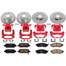Load image into Gallery viewer, PowerStop Z23 Evolution Sport Brake Rotors + Pads + Caliper Infiniti M35/M45 (06-09) Front or Rear - Front &amp; Rear Alternate Image